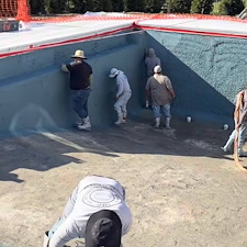 Plastering-a-Pool-During-Construction-of-a-Modern-Style-Pool-in-Ramsey-NJ 0