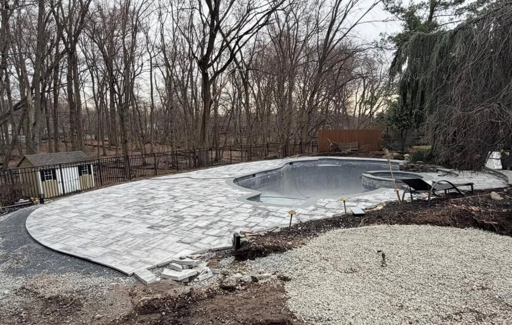 Sleek Pool Renovation and Modernization Coming to Completion in Wyckoff, NJ